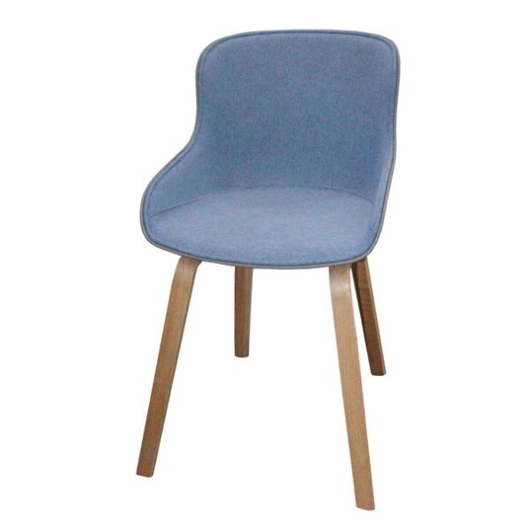 Modern Fabric Chair with Metal Legs - Image 7