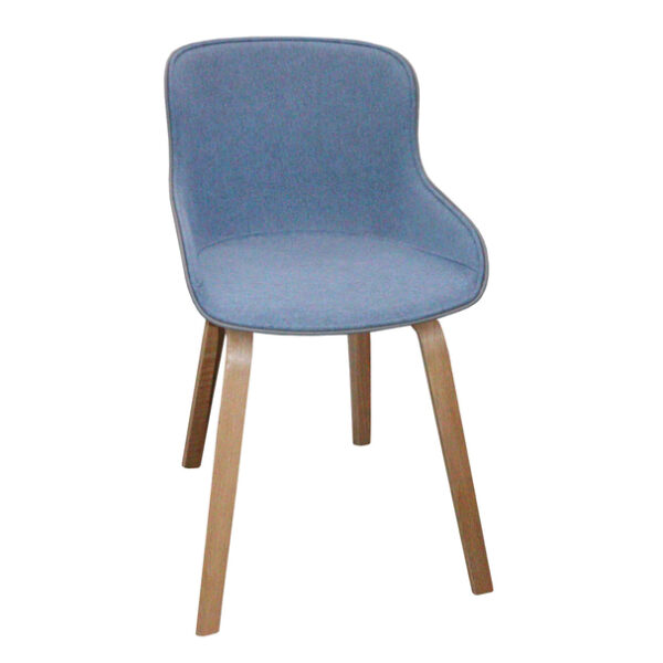 Modern Fabric Chair with Metal Legs - Image 8