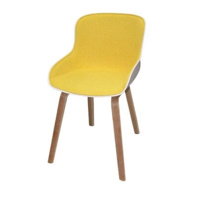 Modern Fabric Chair with Metal Legs