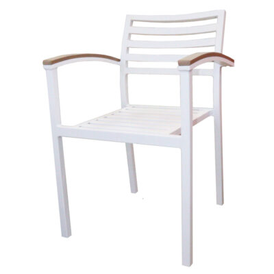 Aluminum White Outdoor Chair JP1288