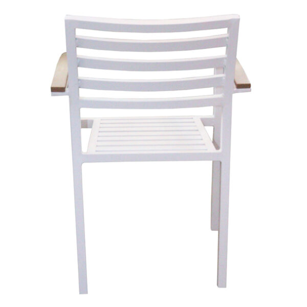 Aluminum White Outdoor Chair JP1288 - Image 2