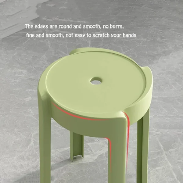 Lightweight Plastic Stackable Stools - Image 11
