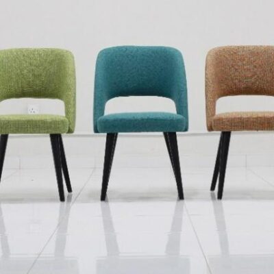 AL-Shiravi Fiesta – Modern Multicolor Upholstered Dining Chairs
