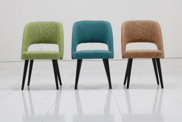 AL-Shiravi Fiesta – Modern Multicolor Upholstered Dining Chairs