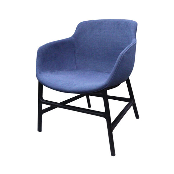 Fabric Dining Chair with Powder Coated Metal legs JP1347A - Image 4
