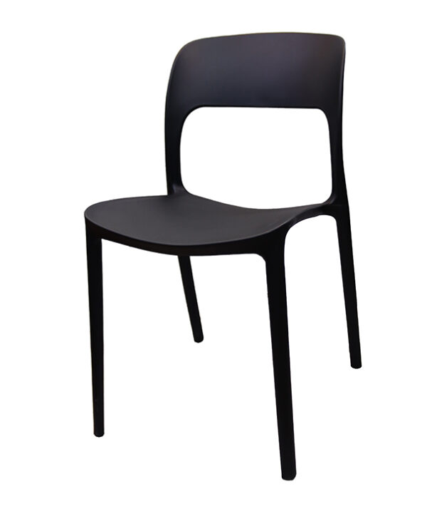 Modern Polypropylene Armless Dining Chair - Image 2