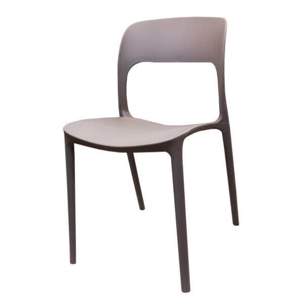 Modern Polypropylene Armless Dining Chair - Image 4