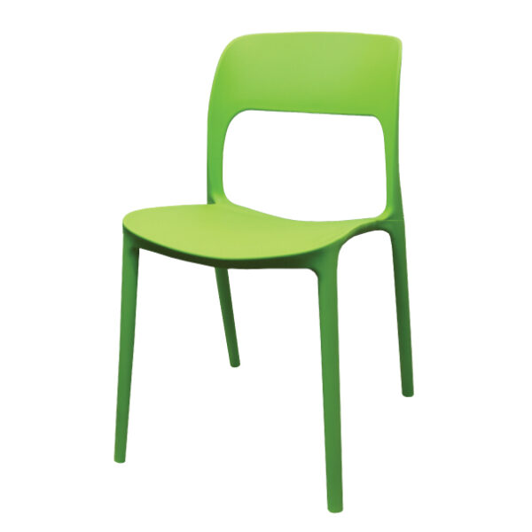 Modern Polypropylene Armless Dining Chair - Image 3
