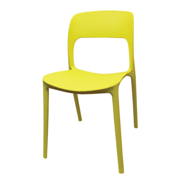 Modern Polypropylene Armless Dining Chair - Image 7