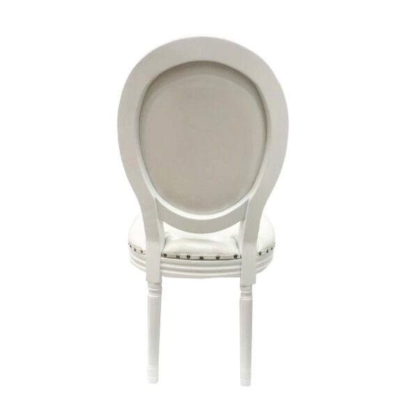 Vintage Upholstered Fabric Dining Side Chair - Image 14