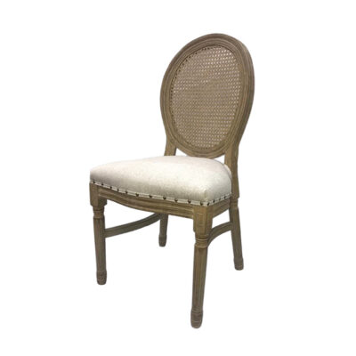 Oval Back Dining Accent Chair