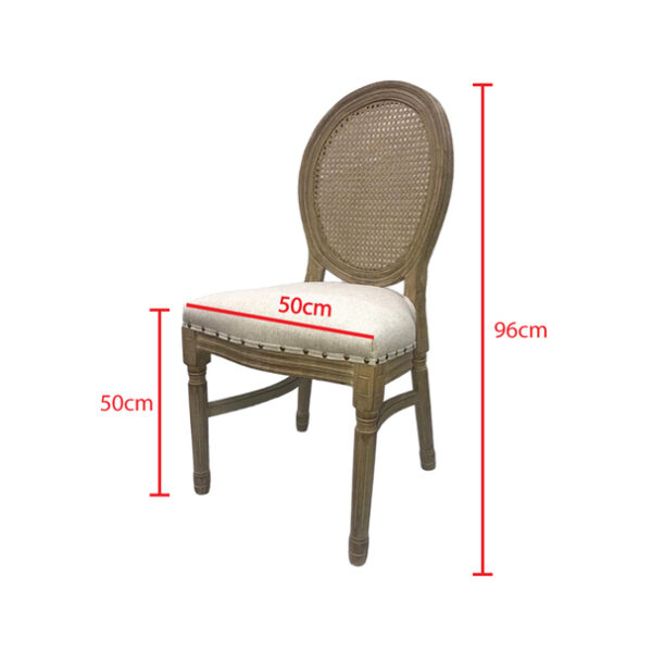 Oval Back Dining Accent Chair - Image 5