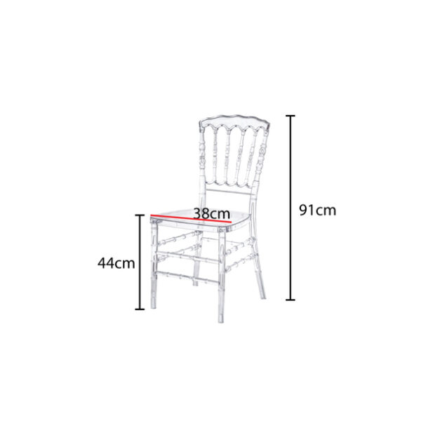 Acrylic Modern Dining Chair - Image 2