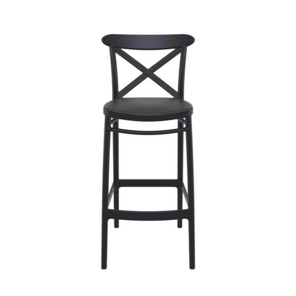 Cross Back High Bar Chair - Image 4
