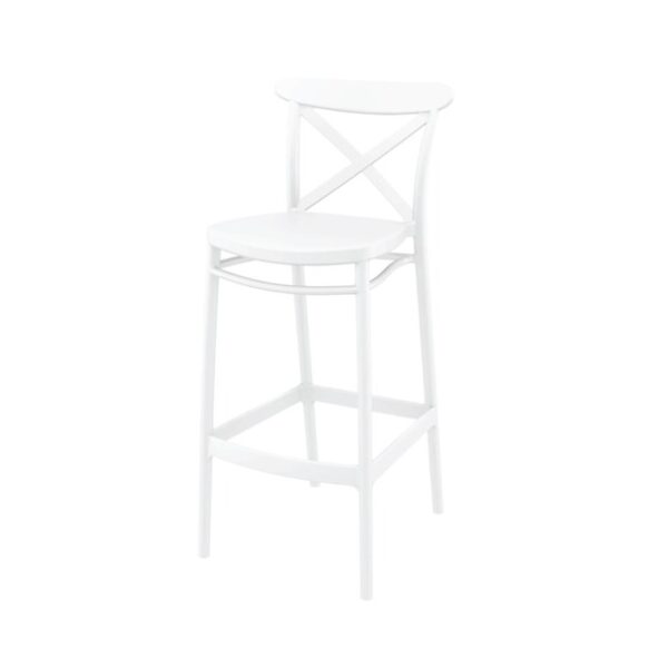 Cross Back High Bar Chair - Image 6