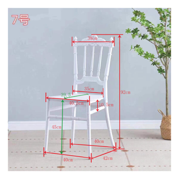 Polypropylene White Indoor/outdoor Chair - Image 2