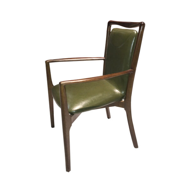 Solid Beech Wood Armchair - Image 5