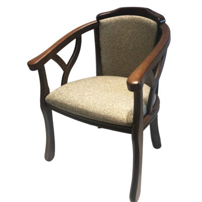 High End Malaysian Solid Wooden Armchair