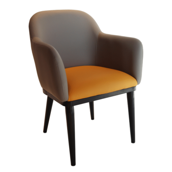 Classical Customize ArmChair with Powder Coated Metal Legs - Image 5
