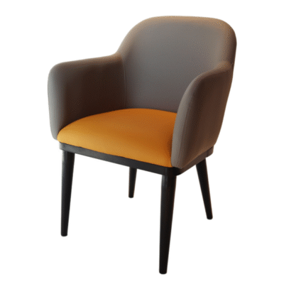 Classical Customize ArmChair with Powder Coated Metal Legs