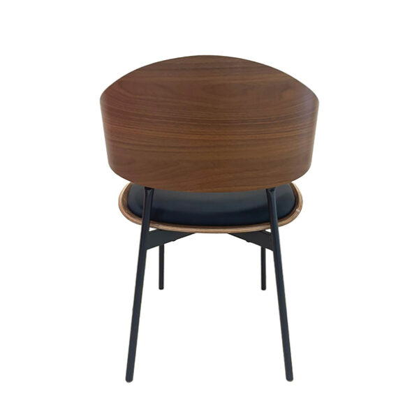 PU Cushion Metal Restaurant Chair - Image 3