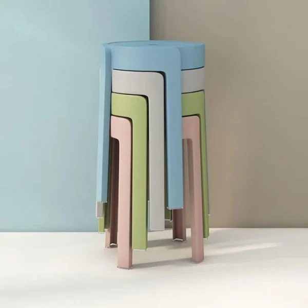 Lightweight Plastic Stackable Stools - Image 6