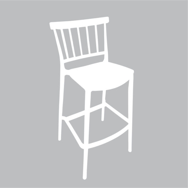 Modern Design PP Bar Chair - Image 3