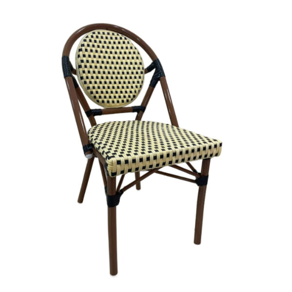 Armless Rattan Outdoor Chair - Image 5