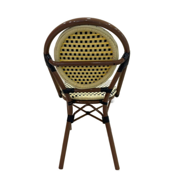 Armless Rattan Outdoor Chair - Image 2