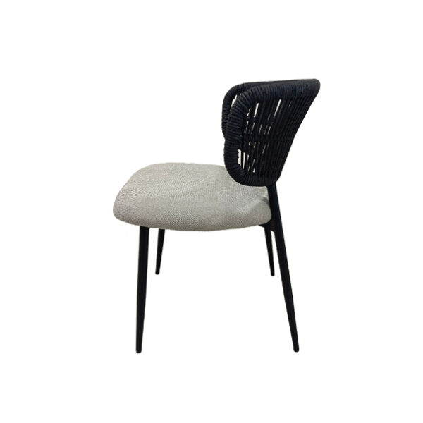 Modern Dining Chair with Metal Legs - Image 3