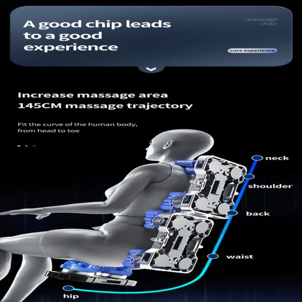 Full Body massage Chair Black - Image 8