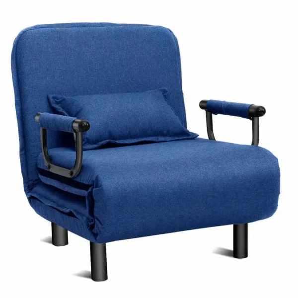 Convertible Sofa Bed Lake Blue - Image 11