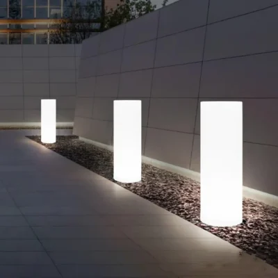 Waterproof Outdoor RGB Round Shape Floor Lamp