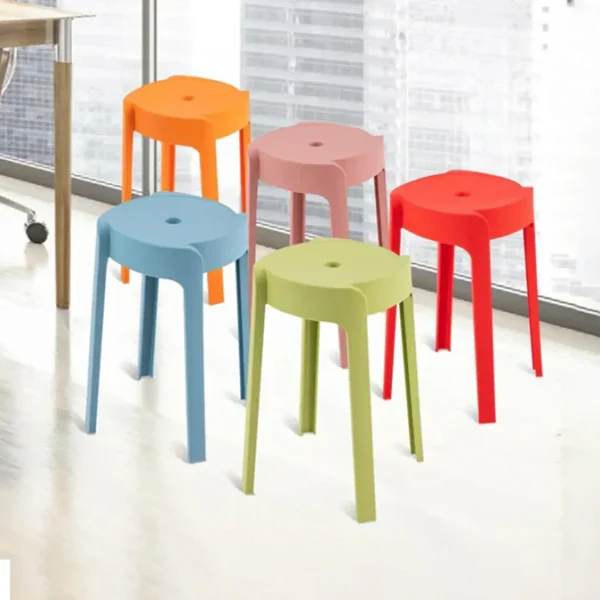 Lightweight Plastic Stackable Stools - Image 17