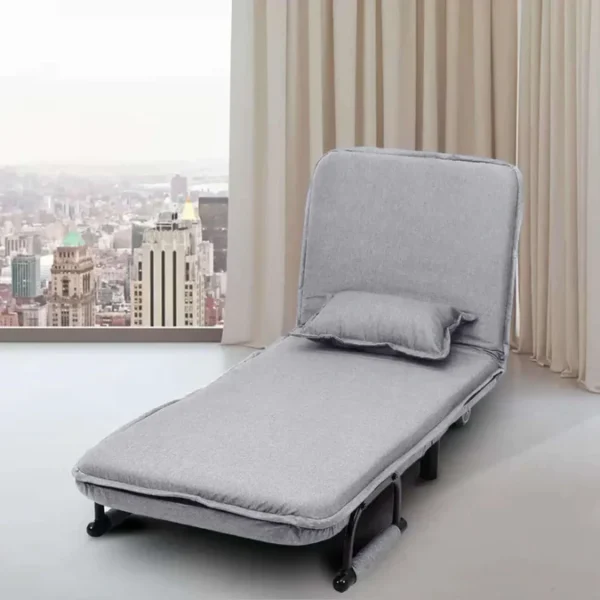 Convertible Sofa Bed Grey - Image 10