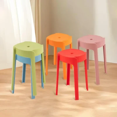 Lightweight Plastic Stackable Stools