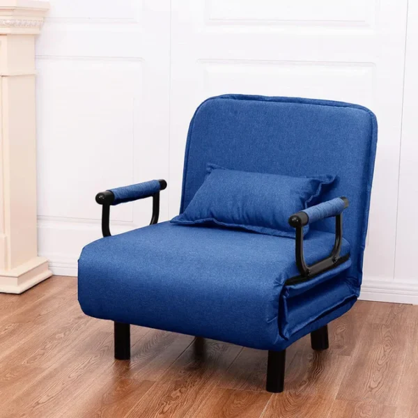 Convertible Sofa Bed Lake Blue - Image 8