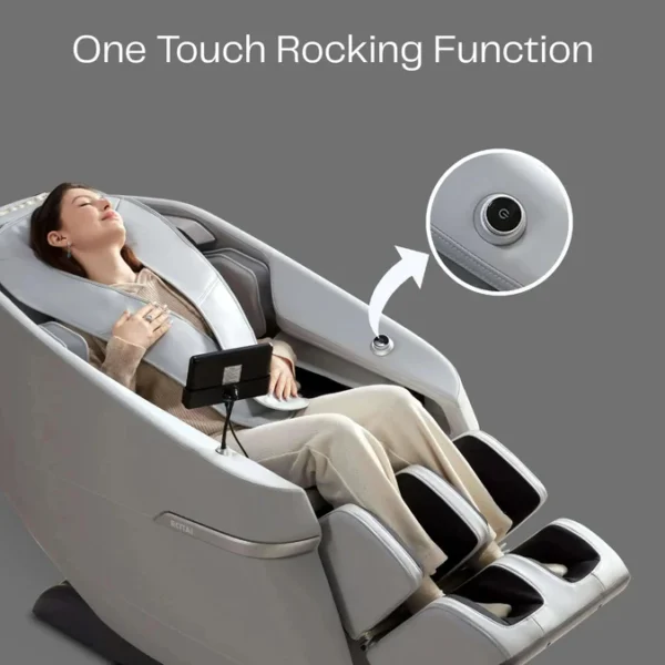 Ekanite 2 in 1 Massage Chair and Sofa (Grey) - Image 4