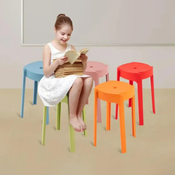 Lightweight Plastic Stackable Stools - Image 8