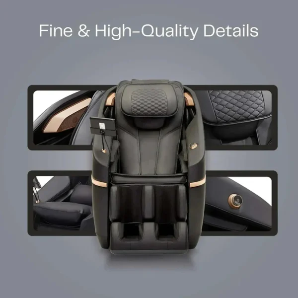 Ekanite 2 in 1 Massage Chair and Sofa (Black) - Image 7