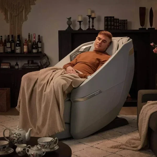 Ekanite 2 in 1 Massage Chair and Sofa (Grey) - Image 13
