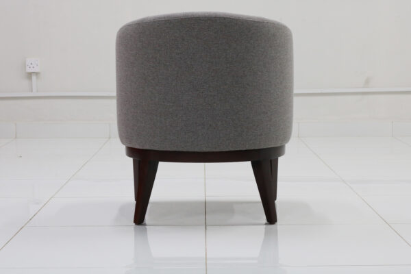 Compact Grey Armchair - Image 4