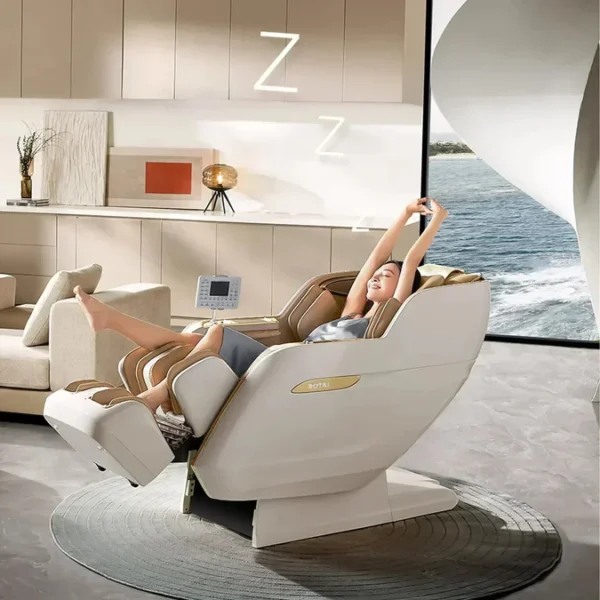 Royal Signature White Massage Chair - Image 7