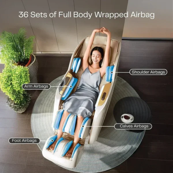 Royal Signature White Massage Chair - Image 6