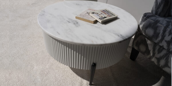 Larson Marble Top Coffee Table - Image 6