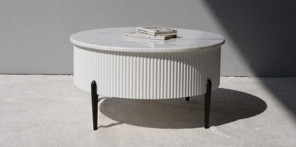 Larson Marble Top Coffee Table - Image 5