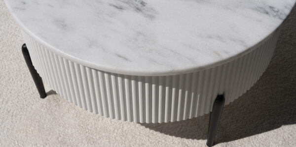 Larson Marble Top Coffee Table - Image 3
