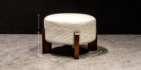 Mellow Round Pouf - Image 2