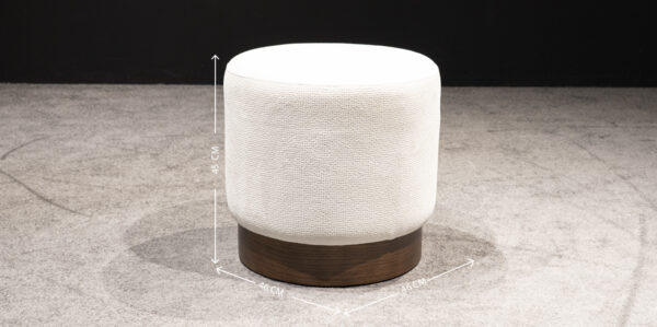 Mono Round Pouf - Image 2