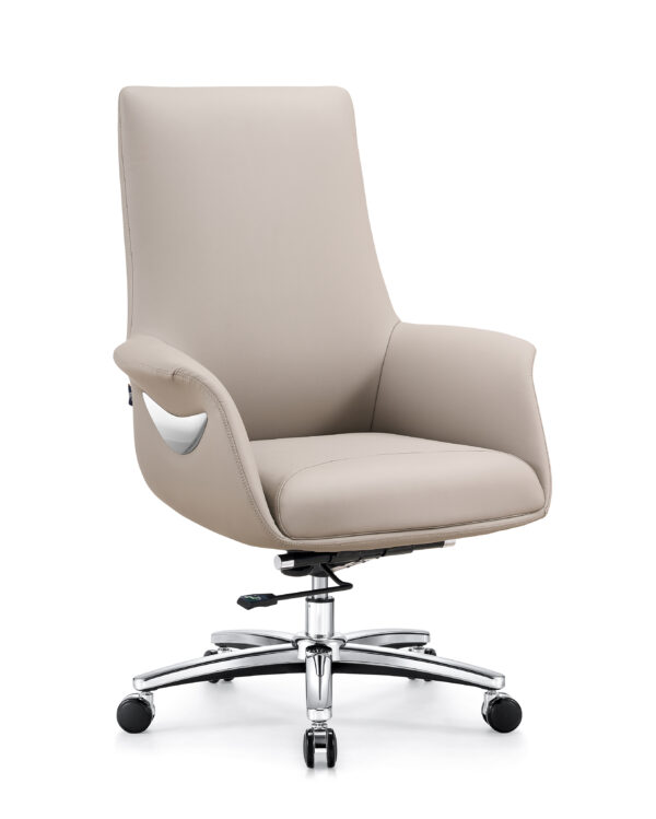 Low Back Office Chair – Premium Executive PU Leather Chair with Height Adjustment